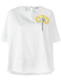 Clayxy floral decal T-shirt