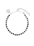 'Thundercloud Obsidian Kula' bracelet
