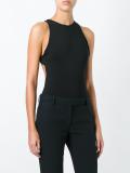 'lion' open back bodysuit