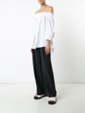 off-shoulder blouse