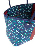 printed canvas tote 