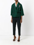 tapered cropped trousers