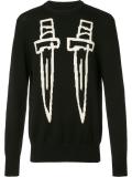 knives pattern jumper