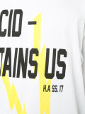 'Acid' print boxy T-shirt