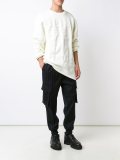 pinstriped cargo joggers
