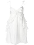 ruffle detail dress