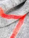 striped detailing scarf