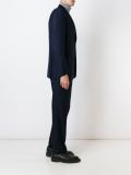 striped two-piece suit