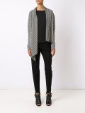 striped cardigan