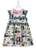 space comic strip dress