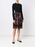 floral pleated skirt 