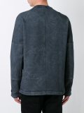 zipped pockets sweatshirt 