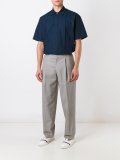 'Val‘百褶短袖衬衫