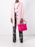 contrast stitching tote bag