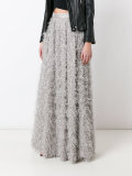 frayed maxi skirt