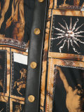 art print bomber jacket