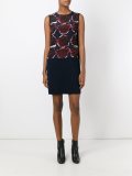 rose print sleeveless dress
