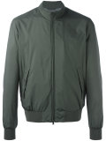 zipped bomber jacket