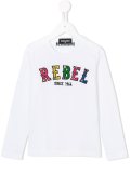 ‘rebel’缝饰上衣