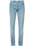 slim light-wash jeans