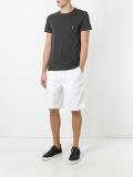 embroidered logo chino shorts