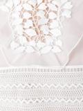 macramé detail sheer blouse