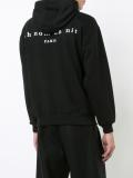 printed face hoodie