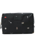 cufflink print wash bag 