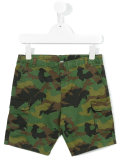 camouflage print shorts 