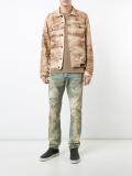 crinckle denim jacket