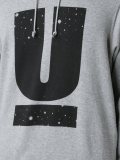 logo print hoodie