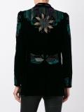 embroidered blazer