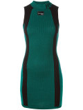 embroidered turtleneck dress