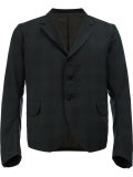 tartan cropped blazer