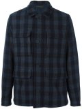 tartan shirt-style coat
