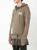 kangaroo pockets zipped hoodie