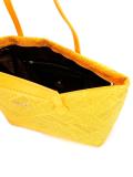 logo embossed tote