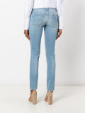 stonewashed skinny jeans