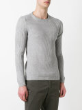 slim-fit ribbed jumper