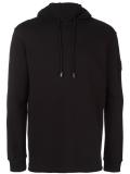 ribbed detail hoodie