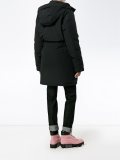zipped hooded jacket