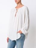 shirred blouse