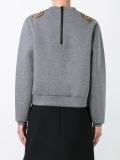 embellished neck sweatshirt 