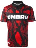 snakeskin print football top