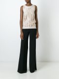 panelled knit top