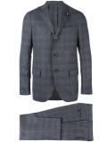 tonal plaid formal suit