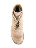 long hair ankle boots 