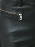 flared leather trousers