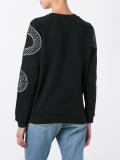 serpent embroidered sweatshirt