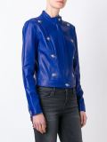 lion stud embellished jacket